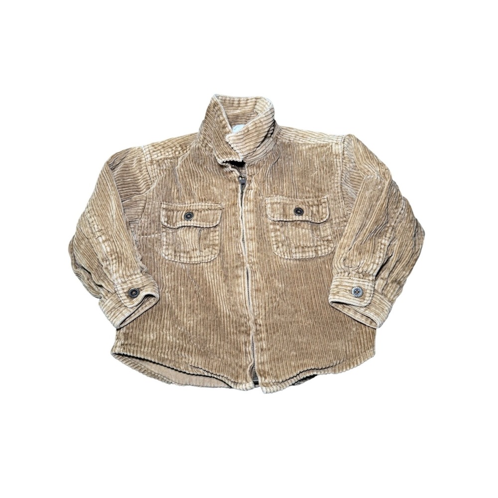 Canyon River Blues Corduroy Zip Up Jacket Toddler Boys 3T Tan Outdoor Classic